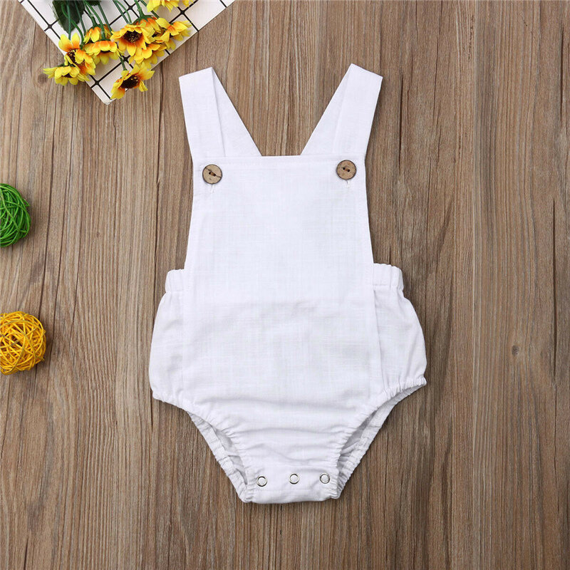 Baby Girl Boy Clothes 2019 Summer Baby Girls Rompers Cotton Infant Newborn Baby Girl Clothes Sleeveless Jumpsuit Unisex Rompers