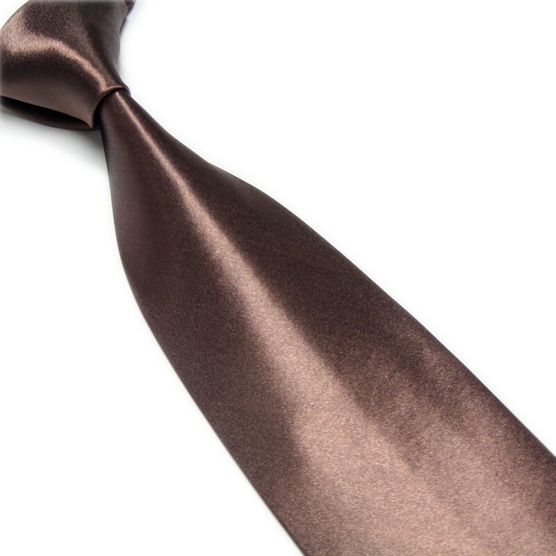 Cravate de cou pour hommes, couleur unie, 10cm de large, 20 couleurs, 2019
