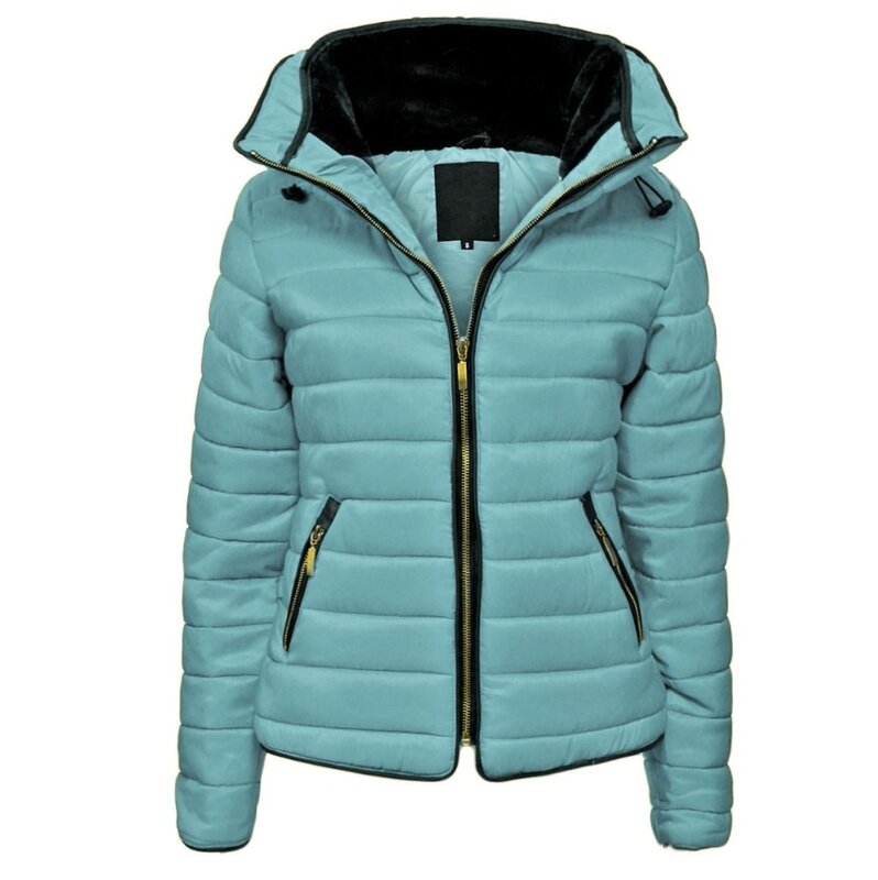 Zogaa 2019 mulher casaco de inverno jaqueta parka marca feminina com capuz casaco causal fino ajuste da menina de inverno roupas grossas jaqueta de inverno