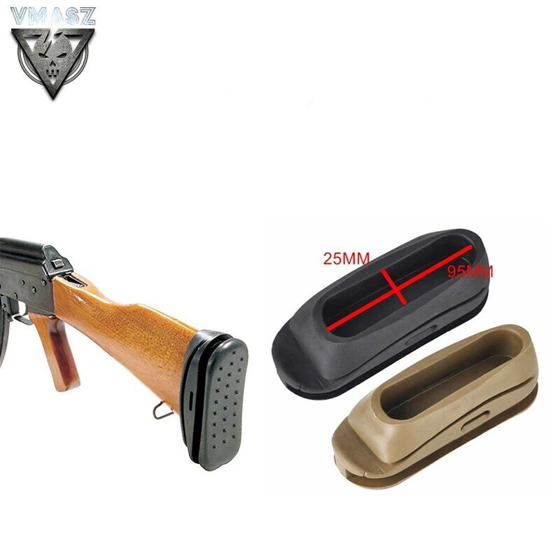 VMASZ-almohadilla táctica de goma a prueba de golpes, accesorio de caza para Rifle de Paintball, Airsoft, AK47