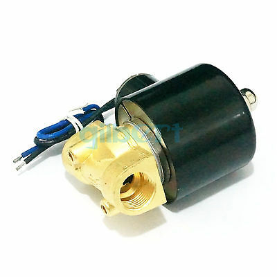 Нормально закрытый электромагнитный клапан BSP 2W-040-10, 3/8 дюйма, 12 В, 24 В/постоянный ток, 36 В, в переменного тока, 2 канала, магнитный электромагнитный клапан для газа и воды