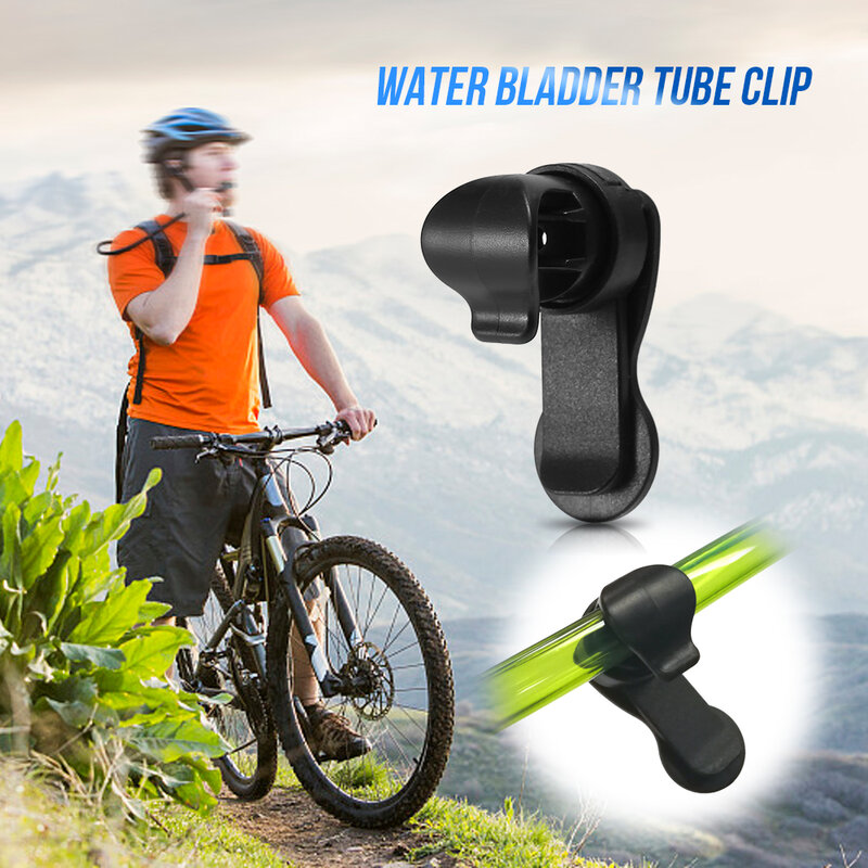 น้ำ Universal Magnetic กระเพาะปัสสาวะหลอดคลิปขี่จักรยานวิ่งน้ำกีฬากระเพาะปัสสาวะที่ถอดออกได้ Hydration Pack Clamp
