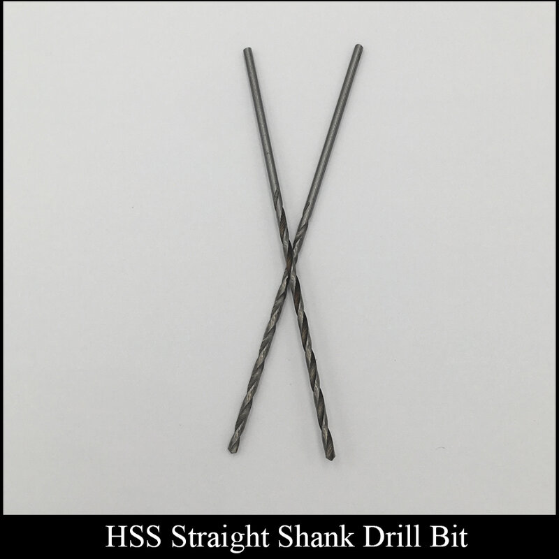 0.25mm 0.35mm 0.45mm 0.55mm 0.65mm 0.75mm Metal Wood Power Tool High Speed Steel HSS Micro Mini Twist Straight Shank Drill Bit