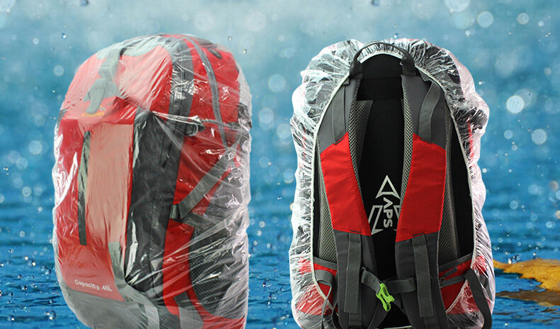 (S/M/L)3 Pcs/Lot Disposable Backpack Rainproof Cover for Shoulder Bag Outdoor Climbing Bag Dustproof Waterproof Cover 20-55L