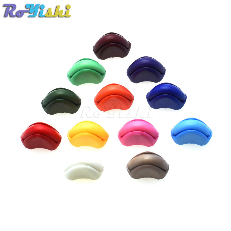 12pcs/pack Colorful Plastic Zipper Pull Cord Ends Lock Stopper For Paracord/Clothing
