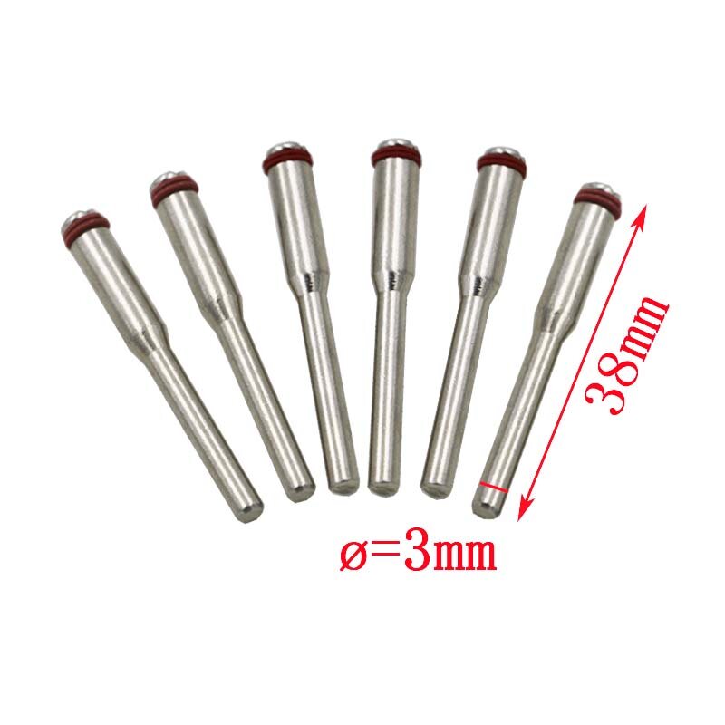 6pcs Rotary Mandrel Dremel accessory for Dremel Rotary Tools suit for Reinforced Cut-Off Disc connecting shank