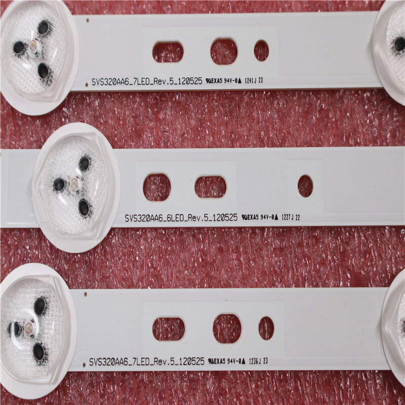 3 Pieces/set 580mm For Samsung 32" TV SVS320AA6_6LED SVS320AA6_7LED BN96-01059A BN96-01060A New Original LED Strip