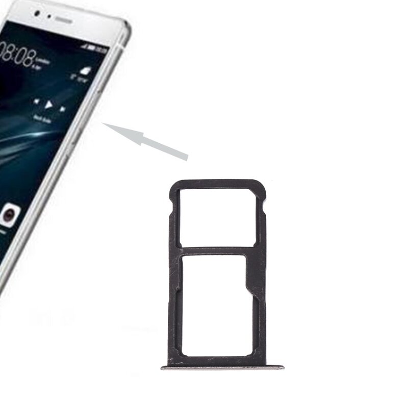 IPartsBuy-bandeja de tarjeta SIM y Micro SD para Huawei P10 Lite, nuevo