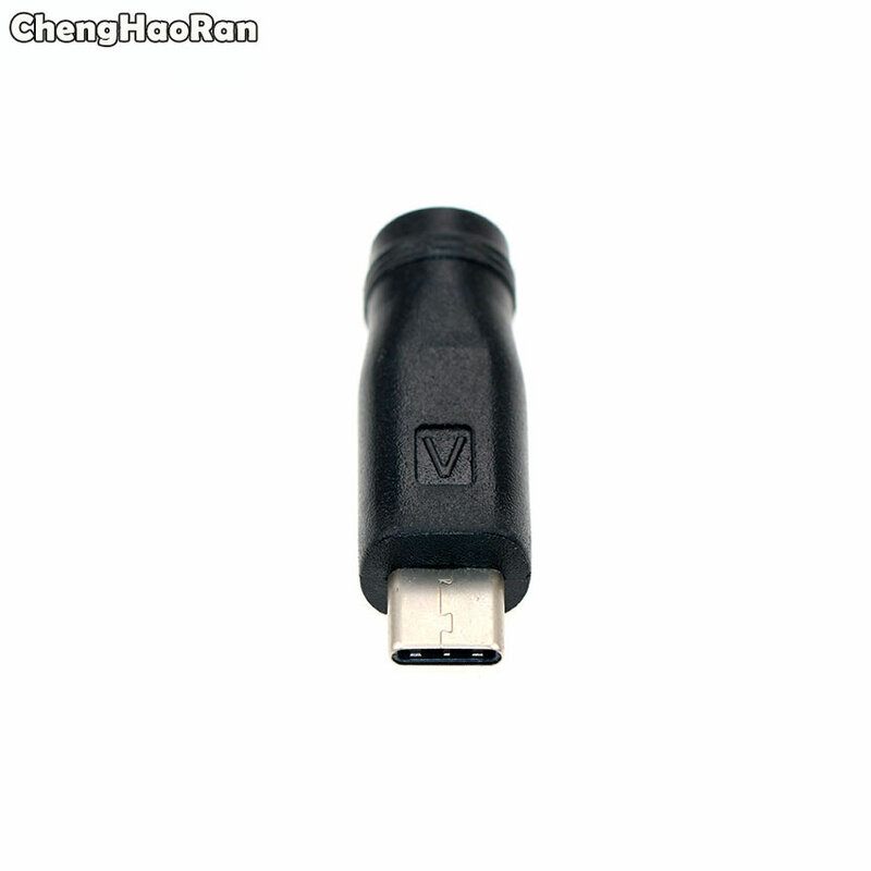 ChengHaoRan 5.5X2.1 Mm Female Ke Tipe C USB-C DC Power Plug Connector Adapter untuk Meizu Huawei Lenovo Android Mobile Phone, 5V