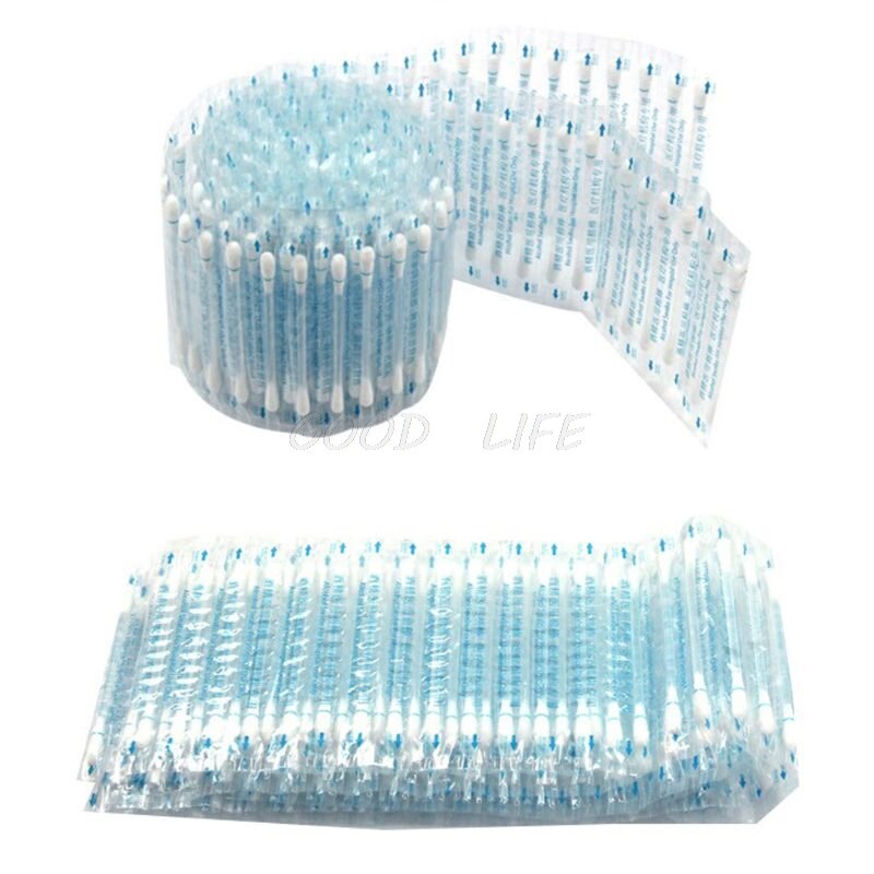 Disposable Medical Alcohol Stick Disinfected Cotton Swab Emergency Care Sanitary Women Makeup Cotton Buds Tip For Medical