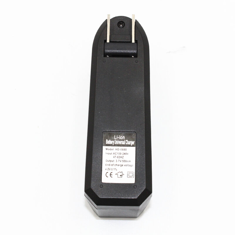 3.7V Battery Travel Charger for 18650/14500/16340 Li-ion Battery Flashlight Batteries US/EU Plug Adapter HD-0688