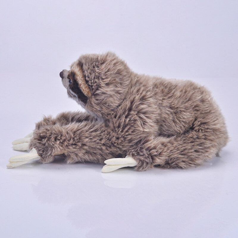 Peluche paresseux à trois orteils de 35 cm, Animal en peluche, mignon et doux, cadeau pour enfants