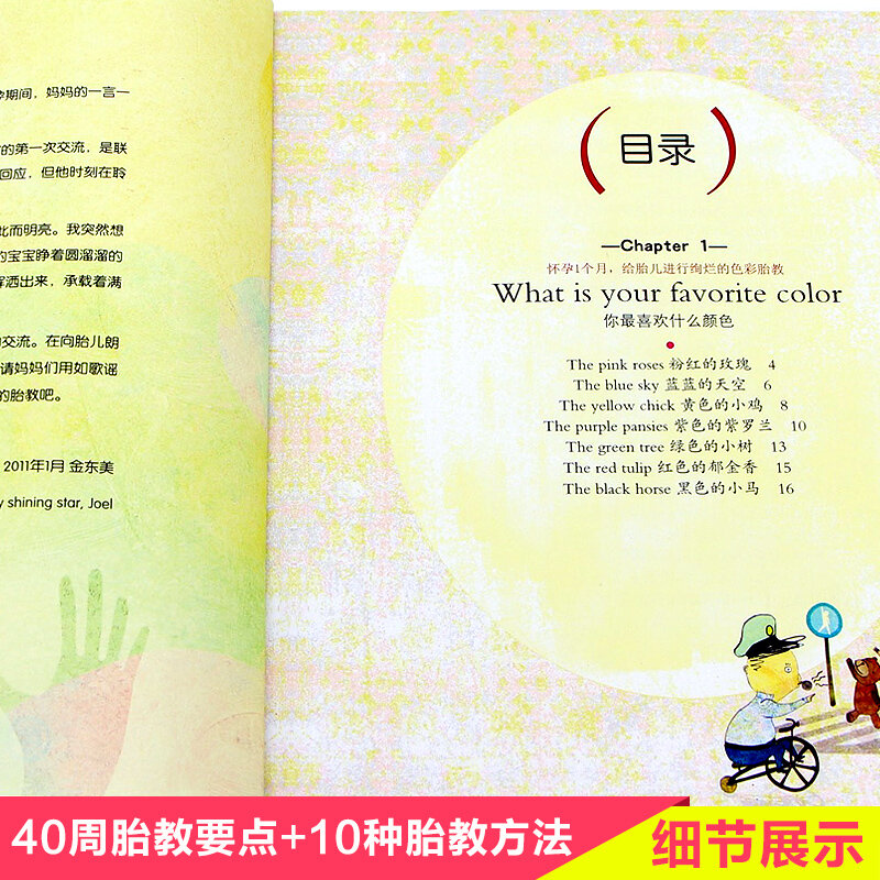 Livros prenatal de gravidez em chinês e inglês: encicladora de gravidez