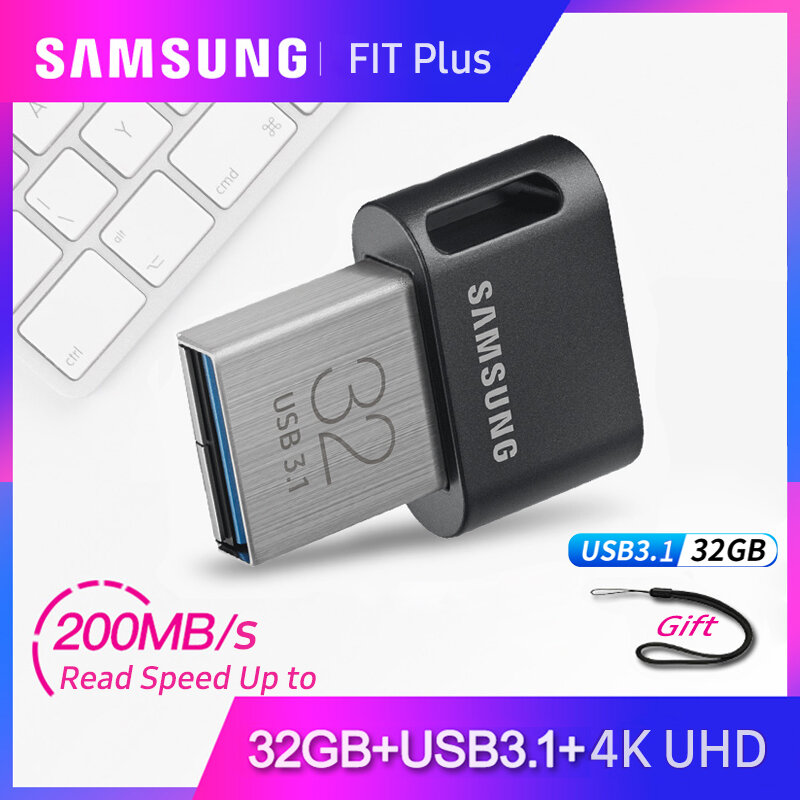 100% Original Samsung USB 3,1 Pendrive 32GB 64GB hasta 200 MB/Memoria usb flash Drive 128GB 256GB hasta 300 MB/S palo de memoria usb