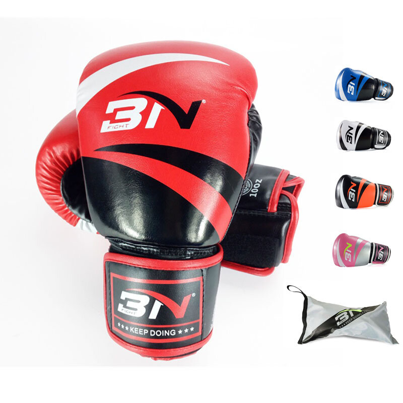 Бренд BN, 10 дюймов, 12 унций, боксерские перчатки, защитные перчатки для ММА в стиле муай-тай, каратэ, тренировочные Боксерские перчатки для тренировок в спортзале