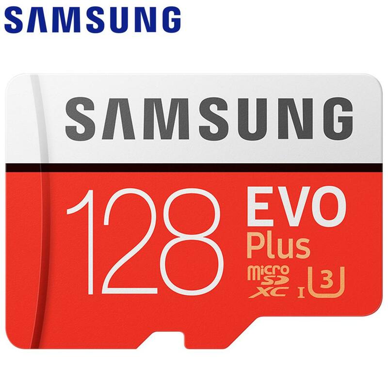 Cartão De Memória SAMSUNG EVO Plus + 32G 64 SDHC MicroSD 128 GB 256 GB 4 K 100 MB/s classe SDXC 10 C10 UHS Micro SD TF Cartões de Memória Flash Trans