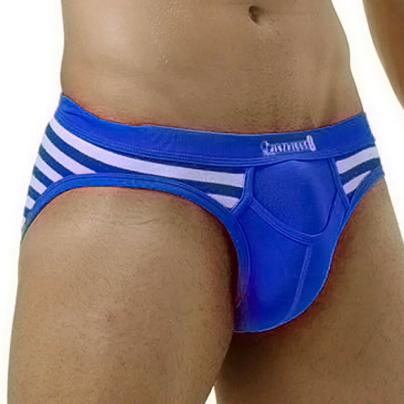 Men's Underpants Soft Stripe Splicing Soft Breathable Knickers Sexy mens underwear 2019 sous vetement homme bielizna meska