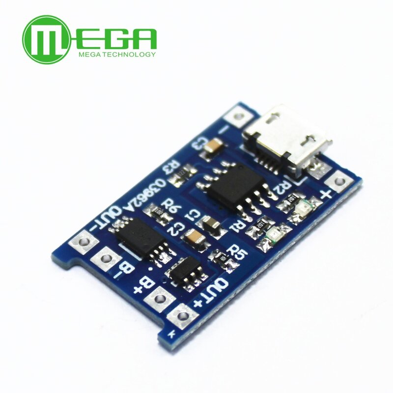 5pcs 5V 1A Micro USB 18650 Lithium Battery Charging Board Charger Module+Protection Dual Functions