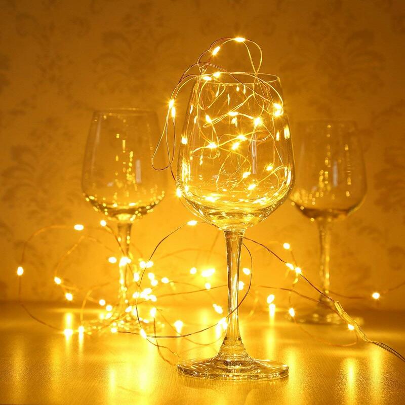LED سلسلة أضواء لعيد الميلاد عطلة الإضاءة السنة الجديدة جارلاند حفلة لوازم ديكورات زفاف للمنزل الجنية أضواء البطارية