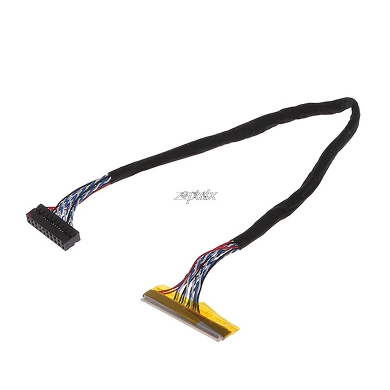 Universal FIX 30 Pin 1ch 6bit LVDS Cable 26cm For 14.1-15.6inch LCD Panel Z17 Drop ship
