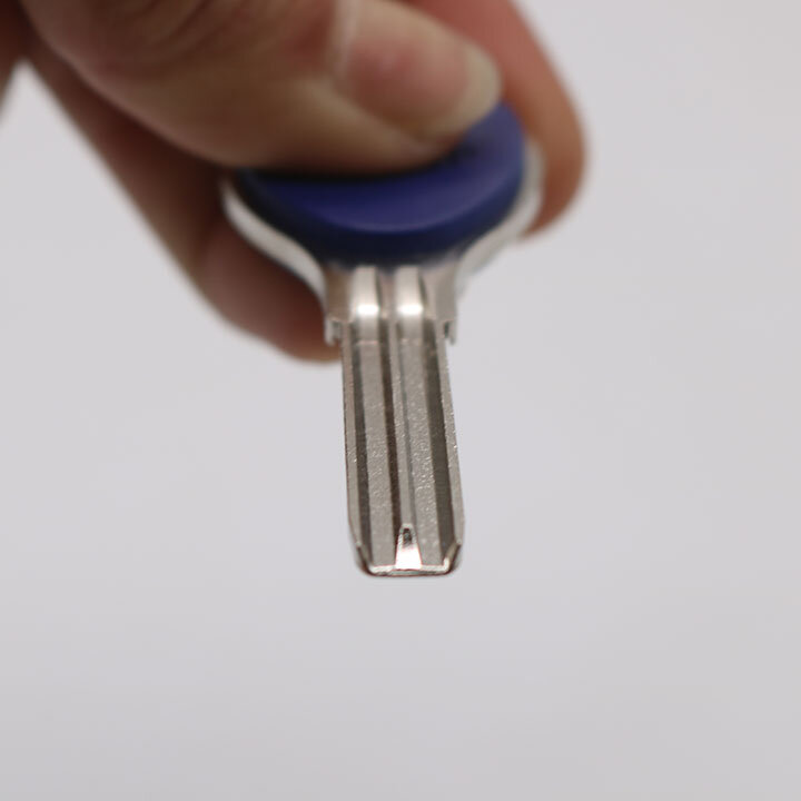 JF053 Lingkaran Dimple Kunci Embrio Satu Baris Kunci Pengganti Pisau Panjang 41Mm (10PCS) Gratis Pengiriman