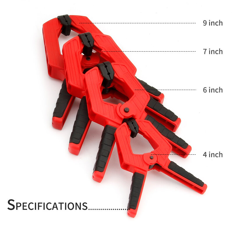Heavy Duty Woodworking Plastic Spring Clamp Strong A Type Extra Large Clip Nylon Wood Carpenter Tool