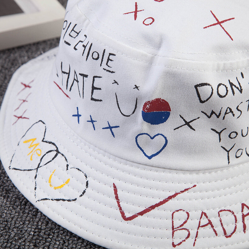 Sombrero de pescador Harajuku para hombre y mujer, gorra de pescador estilo Hip Hop para exteriores, verano, 2018