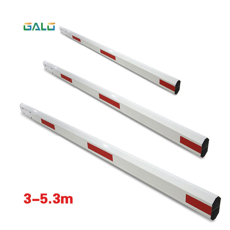 Automatic electric boom barrier gate car parking Equipment barrier remote control with 1~5m boom telescopic arm DIY