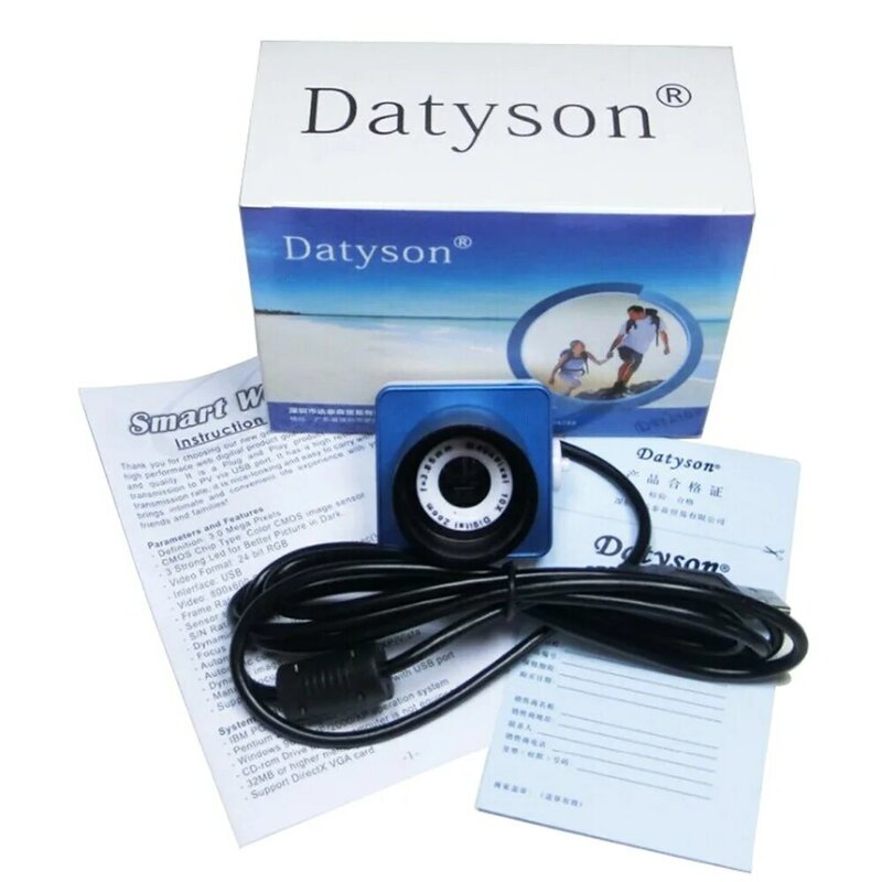 Datyson-webcam inteligente datyson com telescópio, câmera digital, 1.25mm, 31.7 mp, usb