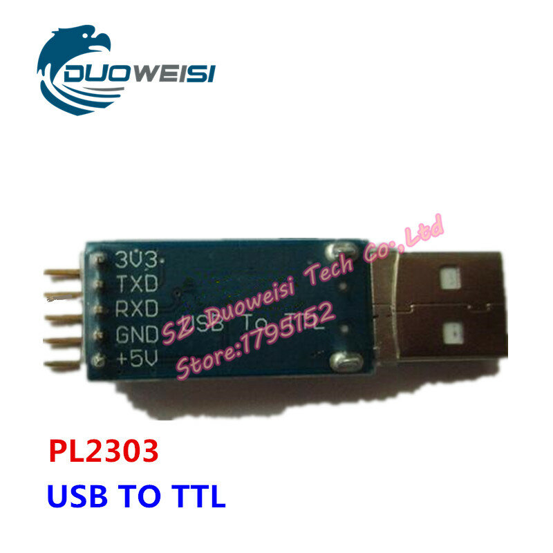 Puerto serie USB a TTL de 5 unids/lote, placa de cepillo de actualización PL2303HX, módulo STC, microcontrolador, cable de descarga