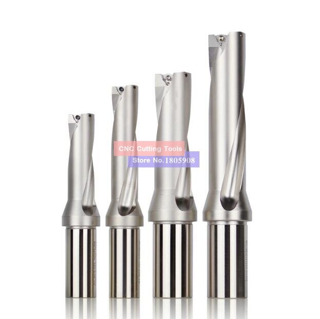Brocas de metal zd05 14mm -32mm, 5d rápido, longo diâmetro, perfuração em u, furo raso, ferramenta cnc, pastilha indexável, ferramentas