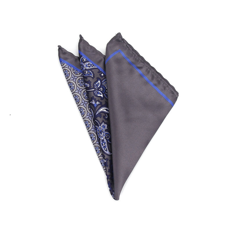 Мужской брендовый шейный платок, винтажный однотонный Карманный платок в горошек с узором пейсли, квадратный Мягкий Шелковый платок для свадебной вечеринки, разноцветный носовой платок полотенце для сундуков в подарок