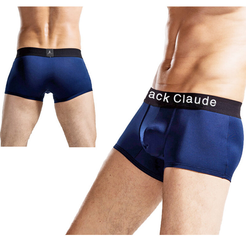 Jack Claude – Boxer de Marque pour Homme, Sous-vêtements Masculins, Caleçons Sexy, 10 Pièces