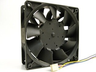 TFC1212DE-ventilador de refrigeración AXIAL, carcasa de servidor potente para delta 120mm DC 12V 5200RPM 252CFM para minero de Bitcoin