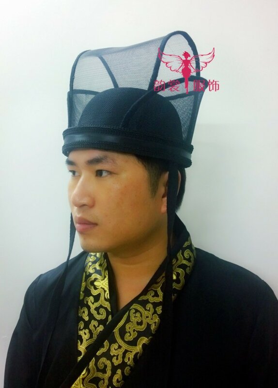 Peça de cabeça hanfu bonito de chapéu masculino