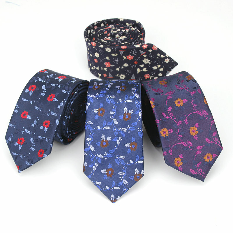 Лидер продаж, мужские галстуки на шею 6 см, свадебные аксессуары, тонкие модные свадебные деловые галстуки, мужские праздничные галстуки с цветочным принтом, обтягивающие Галстуки
