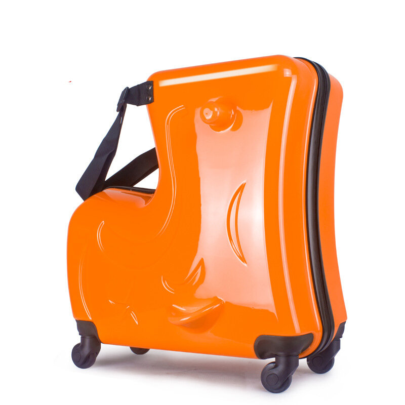 New children suitcase wheels for travel spinner sit and ride 20 inch Cabin Trolley boy and girl travel bag cute child luggage