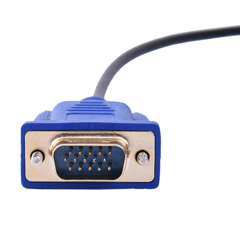 VGA Cable 1.8m HDMI To VGA HD Converter Cable Audio Cable Converter Male To Female 10.2 GB/S HDMI Male To VGA Aux Cable