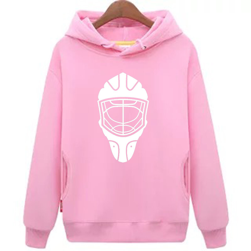 Cool Hockey Free shipping cheap unisex pink hockey hoodies Sweatshirt with a hockey mask for men & women