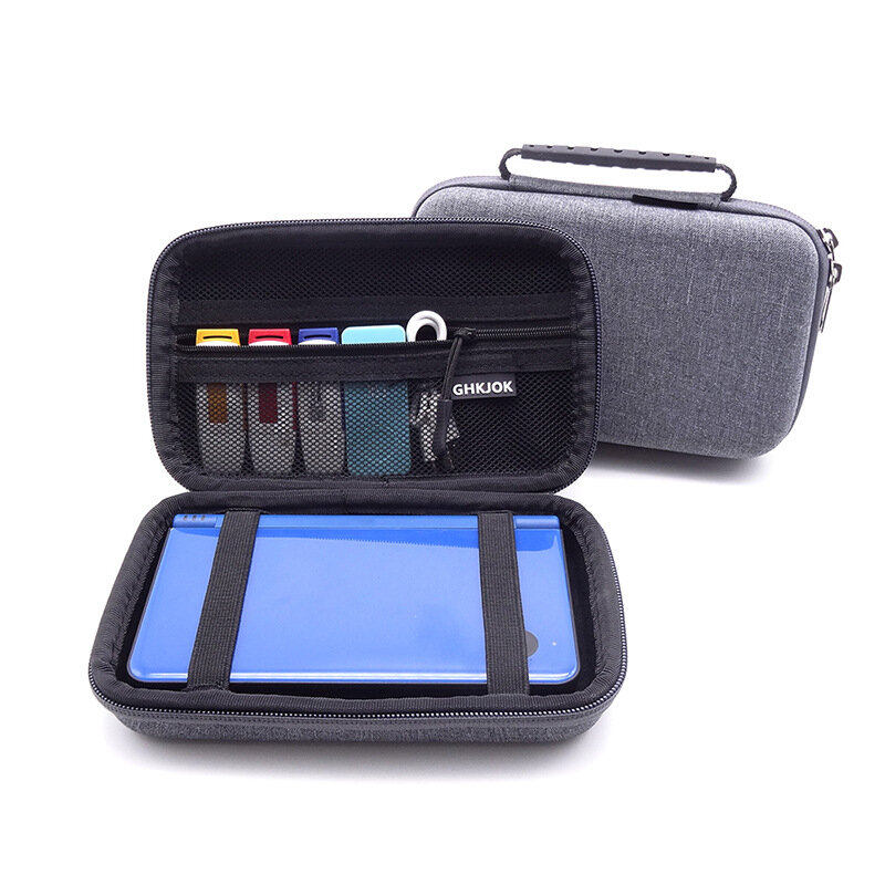 Konsol Game genggam, tas penyimpanan pemutar Game Mini portabel, kabel pengisi daya dan aksesori casing keras untuk saku analog
