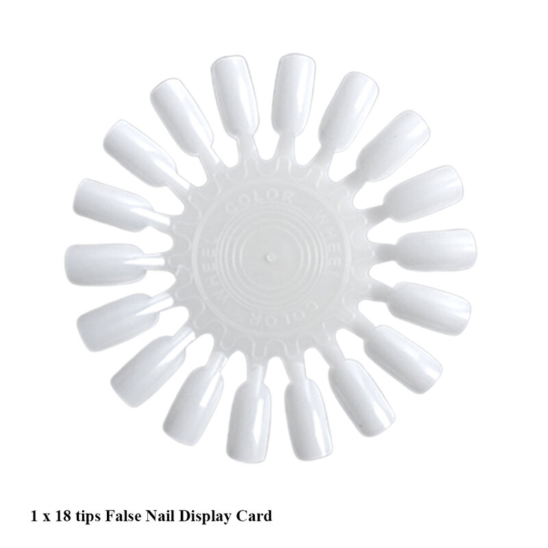 1 Set Manicure Kit Nail Art Empurrador de Cutícula Das Unhas Esponja Lixa de Unhas Falsas Exibição Cartão Ferramentas Unhas Set