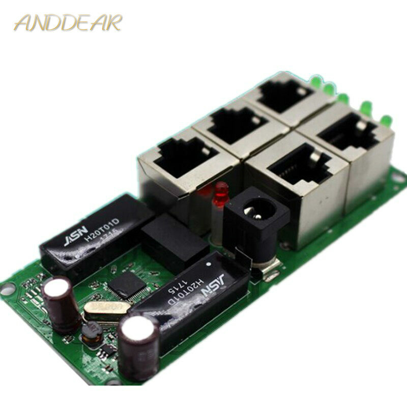 OEM hoge kwaliteit mini goedkope prijs 5 poort switch module manufaturer bedrijf PCB board 5 poorten ethernet netwerk-switches module