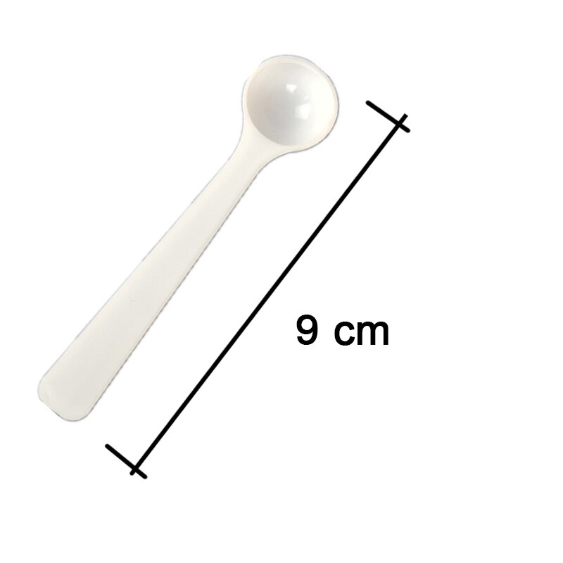 2個の測定スプーン白い薬の専門的な正確な選択1つのスプーンは1g粉末です