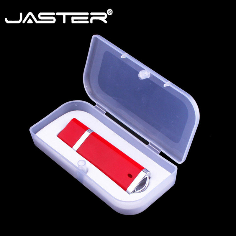 Jaster LOGO Pelanggan Lebih Ringan Bentuk USB Flash Drive USB dengan Kotak Kemasan Flashdisk 4GB 8 Gb 16GB 32GB 64GB USB Stick Pendriver Hadiah