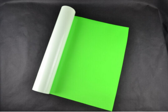 Pu Flex Vinyl Papier Neon Roze/Oranje/Geel/Groen 2 Pcs/Kleur Pu Warmteoverdracht Vinyl cuttable Pu Film Voor T-shirts