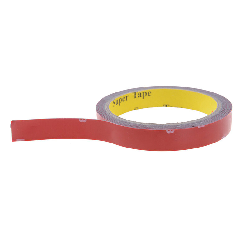 6/8/10mm 3M Strong Permanent Acrylic Foam Double-Sided Adhesive Glue Tape Super Sticky With Red Liner