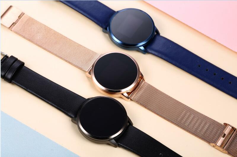 2019 nouveau Q8 montre intelligente OLED couleur écran Smartwatch femmes mode Fitness Tracker moniteur de fréquence cardiaque