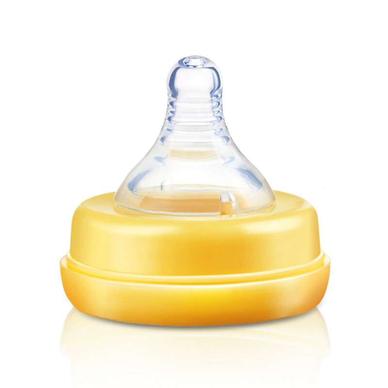 Bomba de lactancia Manual Original, bomba de leche materna de silicona PP sin BPA con botella de leche, función de pezón, T0100