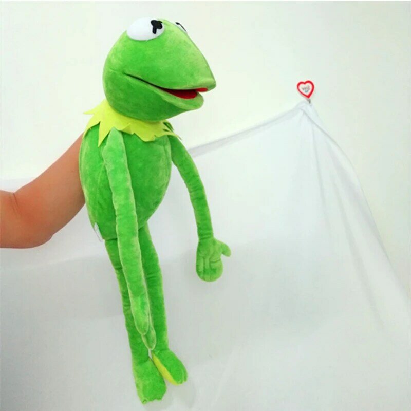 Disney The Muppet Show 60ซม.Kermit กบตุ๊กตา Plush ตุ๊กตาของเล่นตุ๊กตาของเล่นของขวัญวันเกิดสำหรับเด็ก