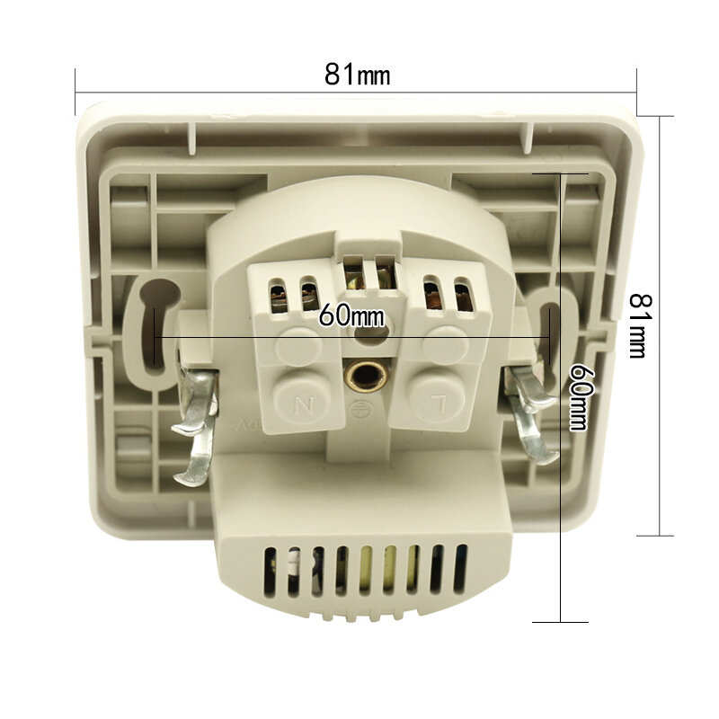 KEKA enchufe de la UE, adaptador Dual del zócalo del puerto del USB/cargador de pared, adaptador de carga 2A/toma de corriente del cargador de pared, enchufes pop blancos CE